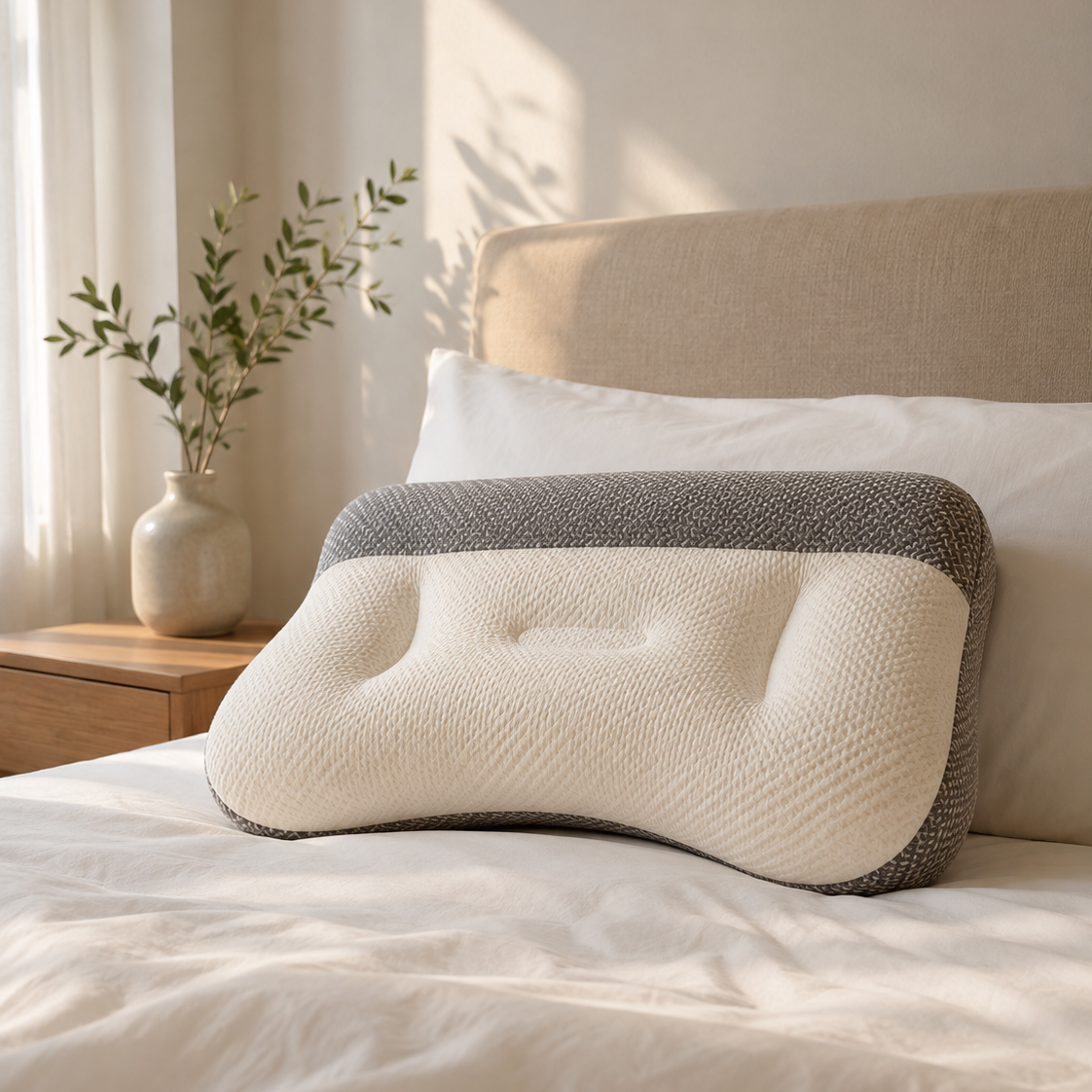 PureRest™ — Almohada ergonómica cervical